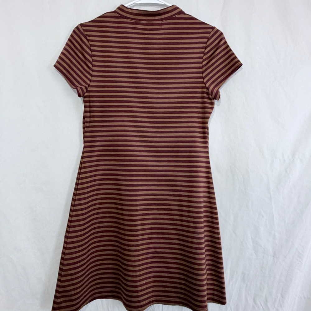 FP Beach Striped T Shirt Dress Free People Casual Swing Dress - Picture 2 of 6